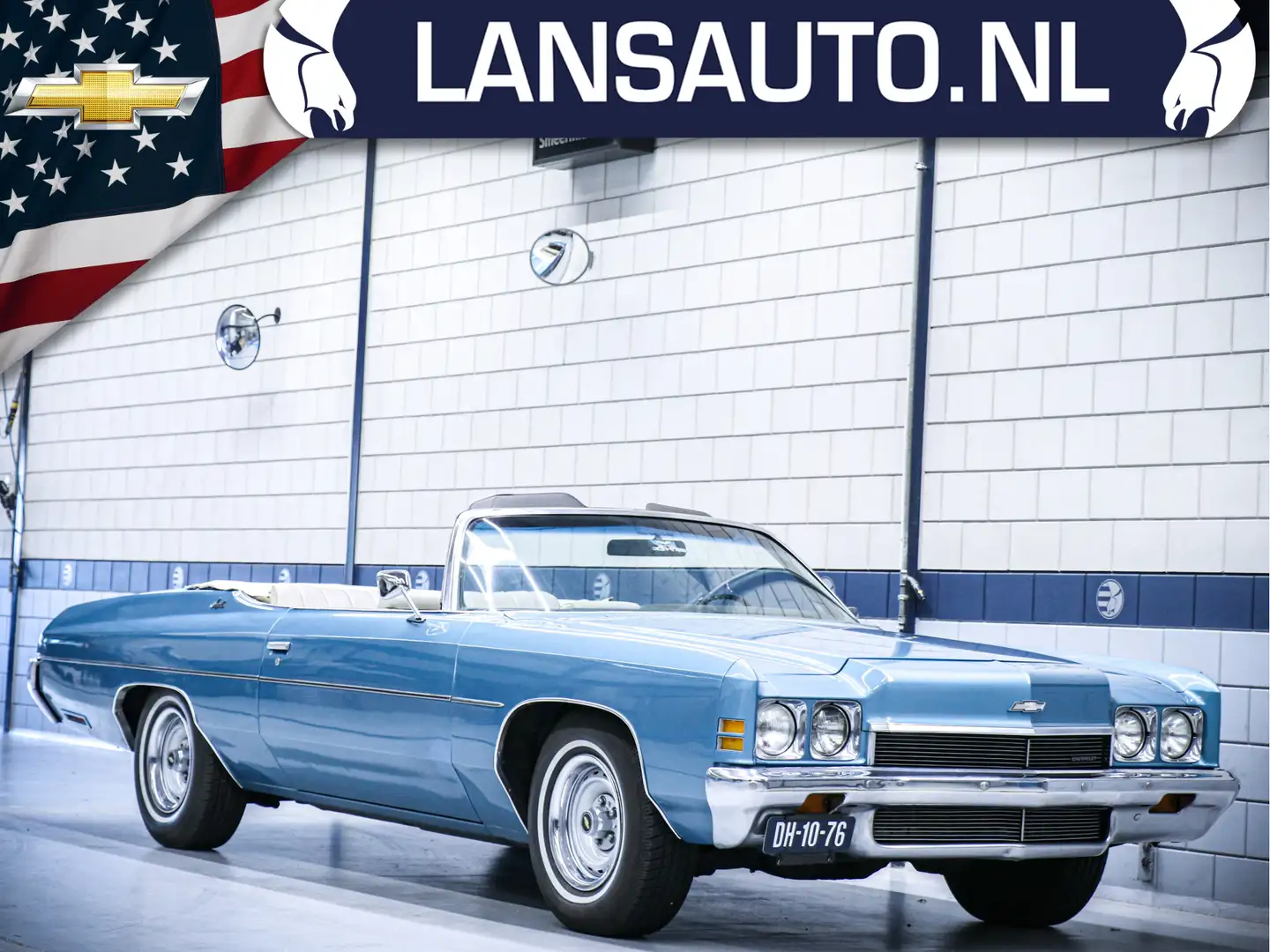 Chevrolet Impala Cabriolet Blau - 1