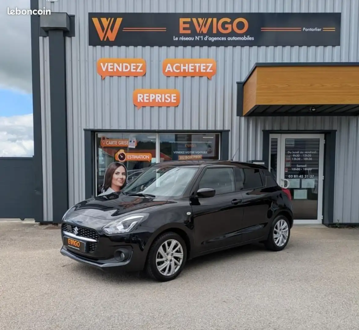 Suzuki Swift 1.2 DUALJET SHVS 85ch PRIVILEGE Noir - 1