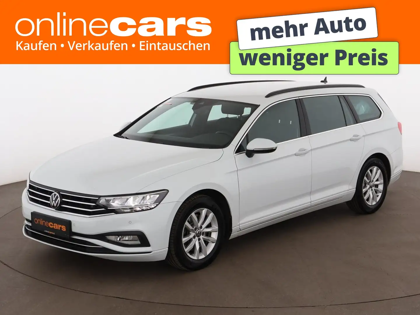 Volkswagen Passat Variant 2.0 TDI Business Aut LED AHK RADAR Weiß - 1