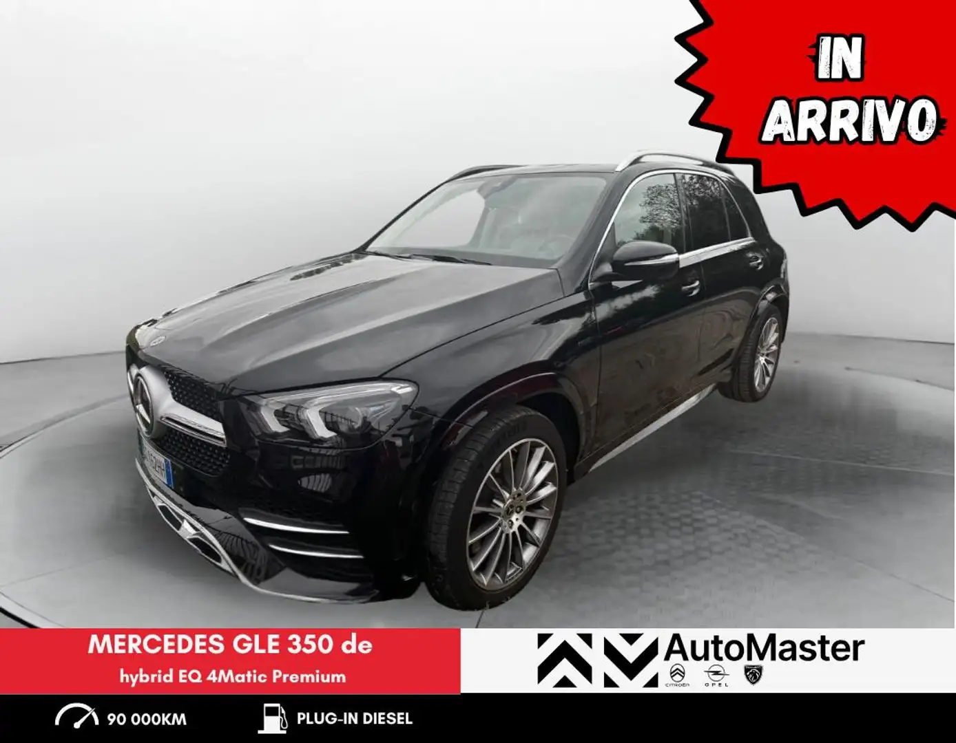 Mercedes-Benz GLE 350 GLE 350 de hybrid EQ 4Matic Premium Zwart - 1