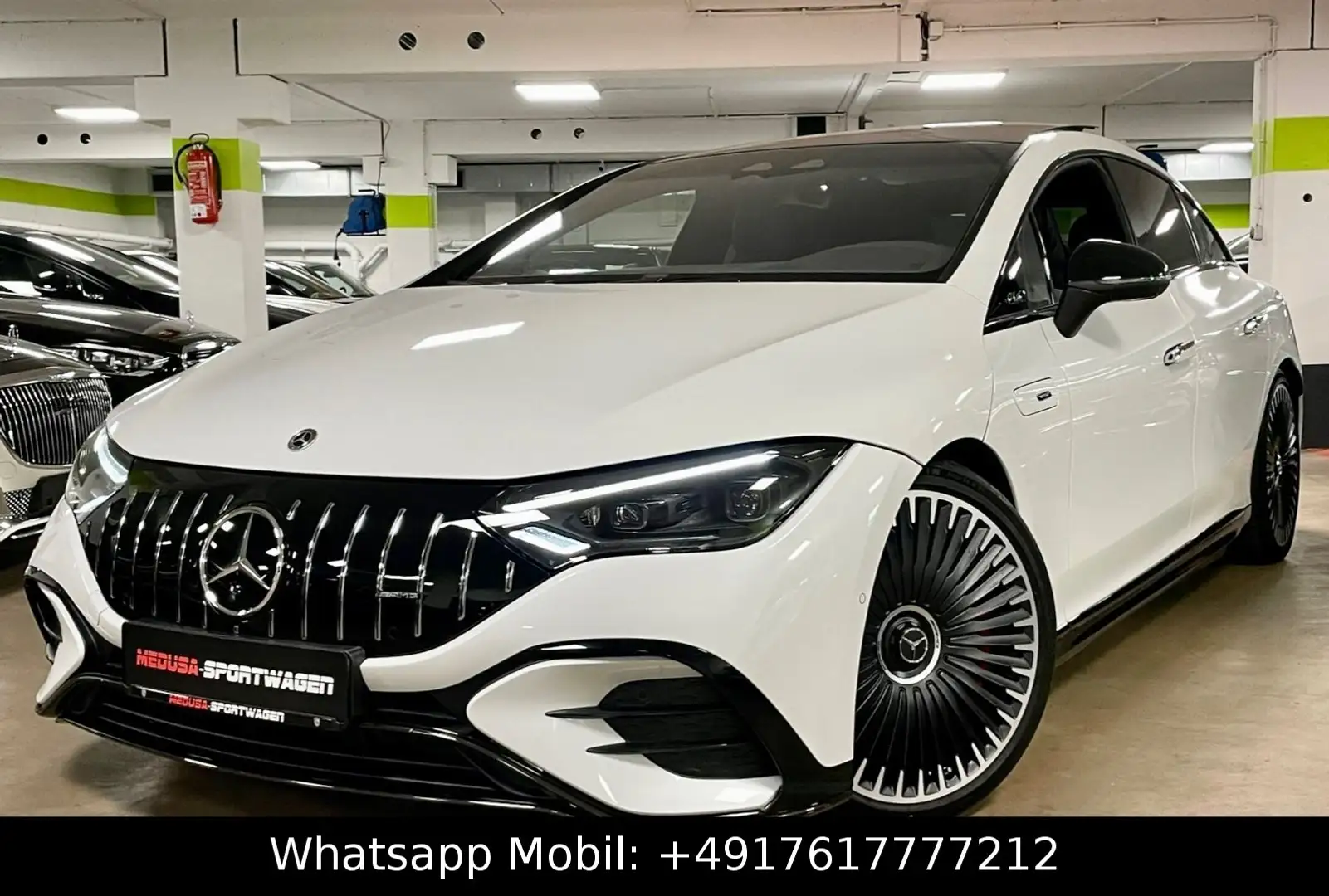 Mercedes-Benz Sonstige EQE AMG 43 4M HYPERSCREEN CARBON NIGHTPACK FULL! Weiß - 2