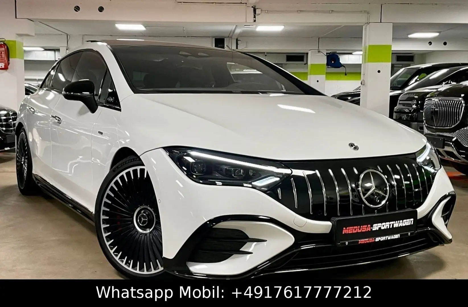 Mercedes-Benz Sonstige EQE AMG 43 4M HYPERSCREEN CARBON NIGHTPACK FULL! Weiß - 1