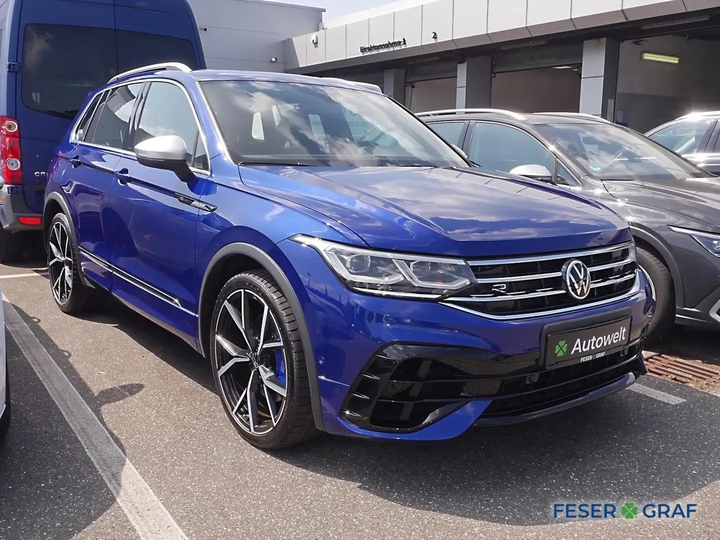 Volkswagen Tiguan R 4Motion 2.0 TSI DSG NAVI,AHK,PANO,RFK Bleu - 2