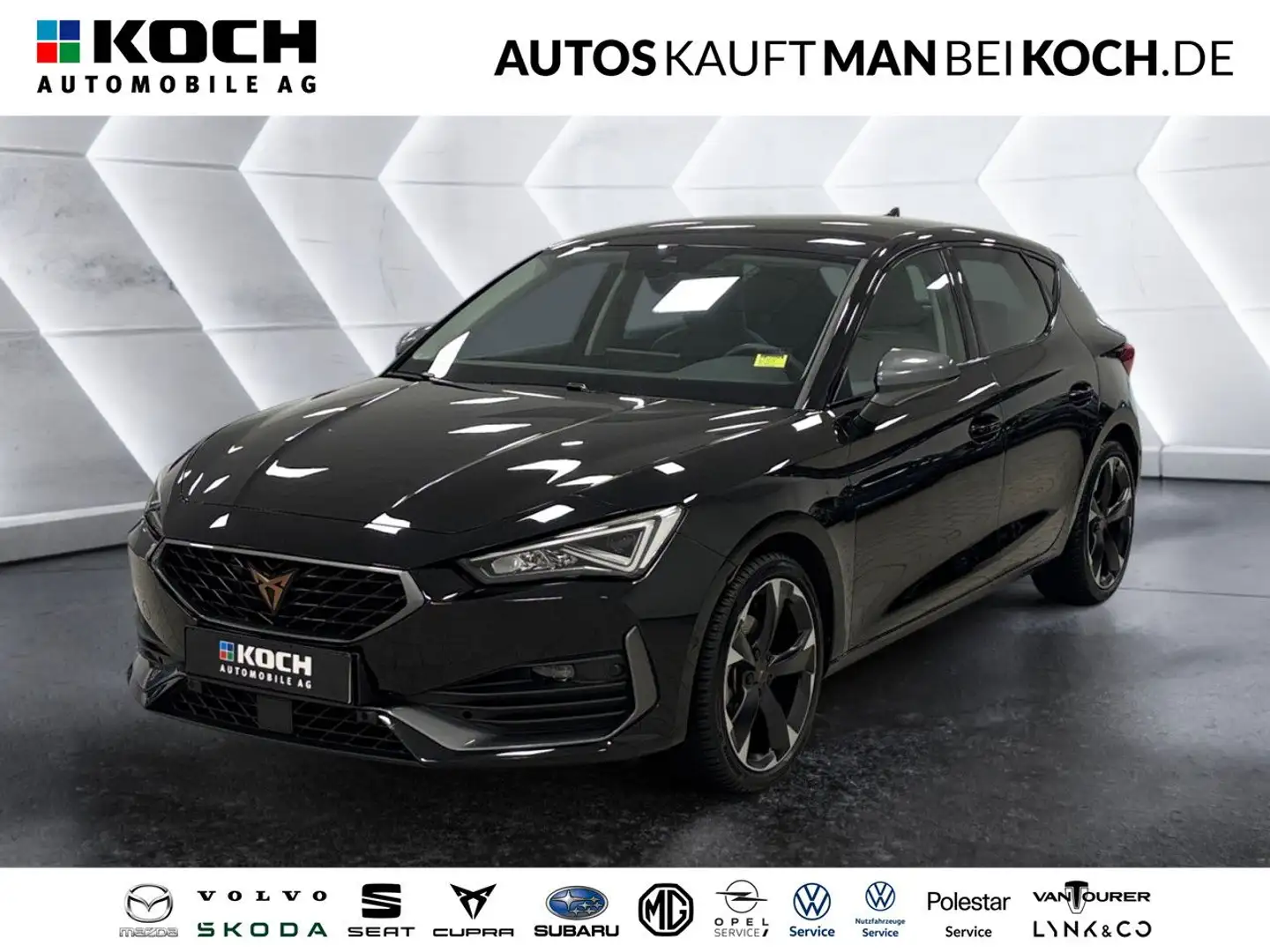 CUPRA Leon 2.0 TDI DSG NAVI LED ACC KLIMAAUT FSE PDC Schwarz - 1