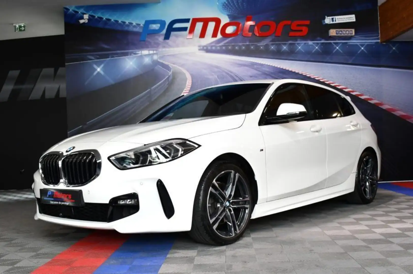 BMW 140 118iA 1.5 140 M-Sport BVA GPS Car Play LED Mode Régulateur JA 18 Blanc - 1