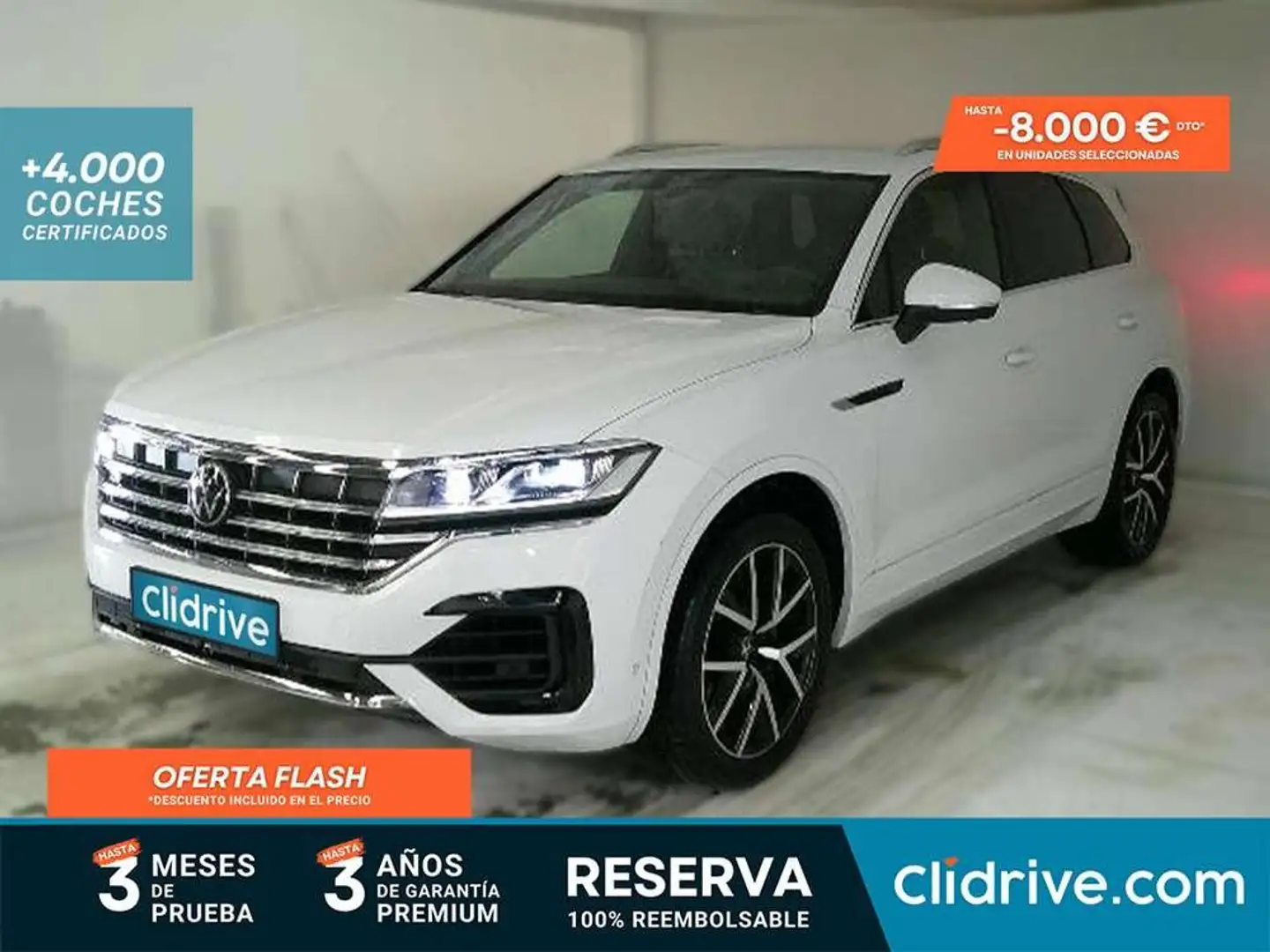Volkswagen Touareg Prem Eleg 3.0 V6 TDI 170kW Tip 4M Blanco - 1