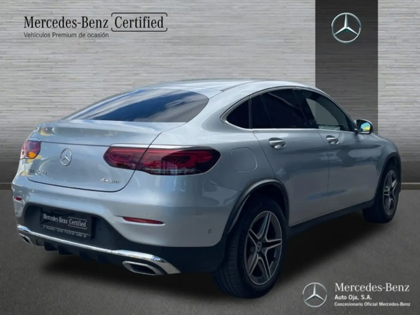 Mercedes-Benz GLC 300 Coupé 300d 4Matic 9G-Tronic Plateado - 2
