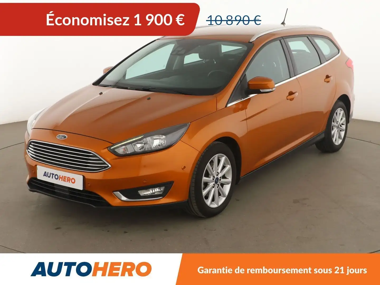 Ford Focus SW 1.0 EcoBoost Titanium Orange - 1