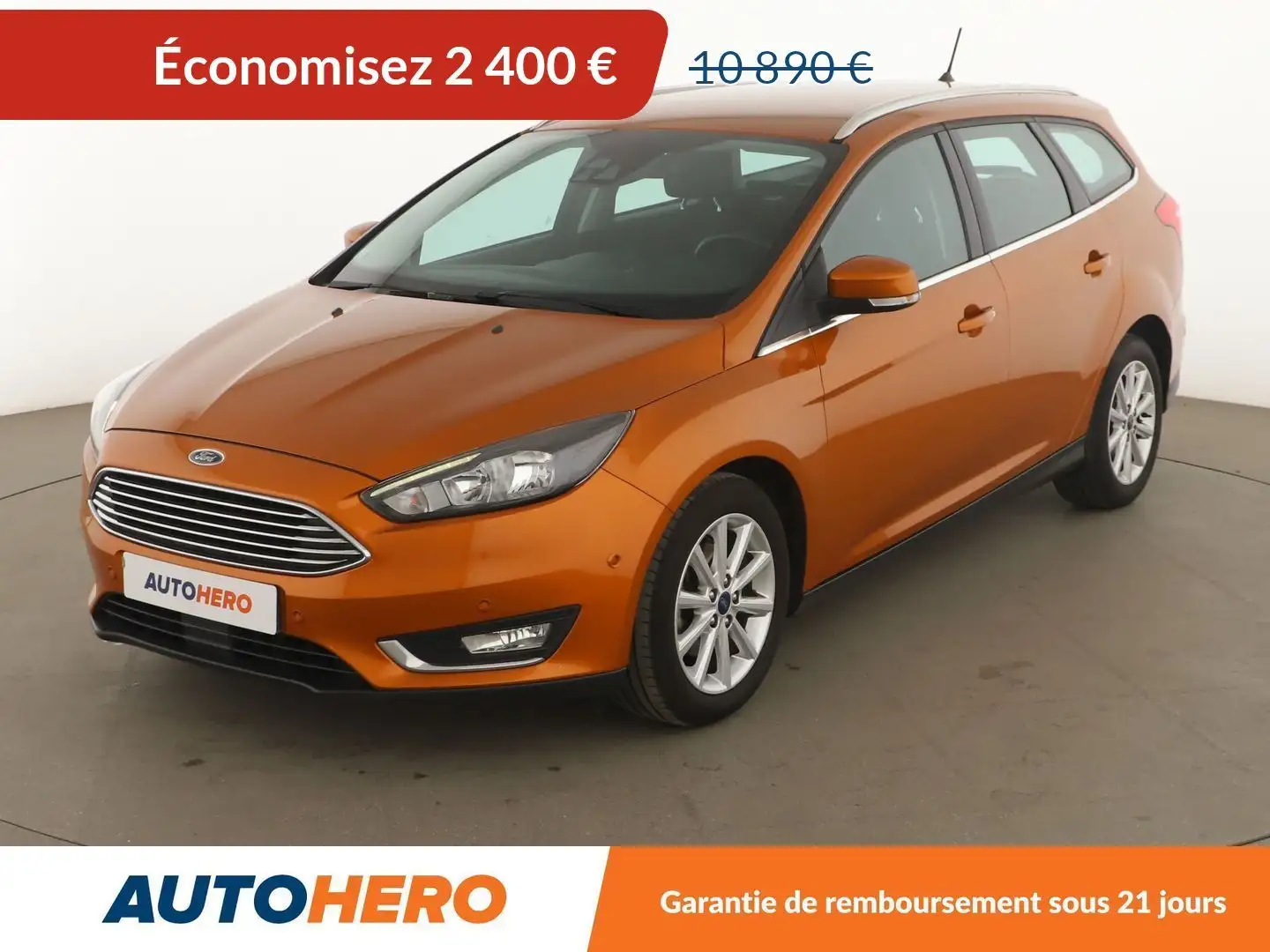 Ford Focus SW 1.0 EcoBoost Titanium Orange - 1