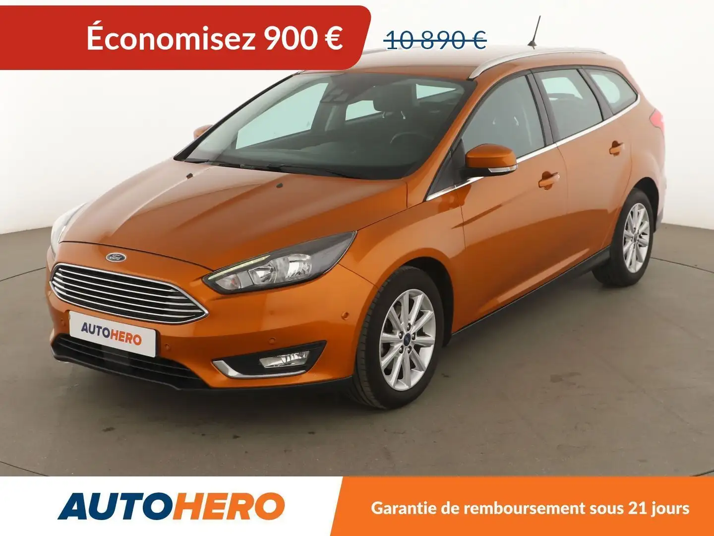 Ford Focus SW 1.0 EcoBoost Titanium Orange - 1