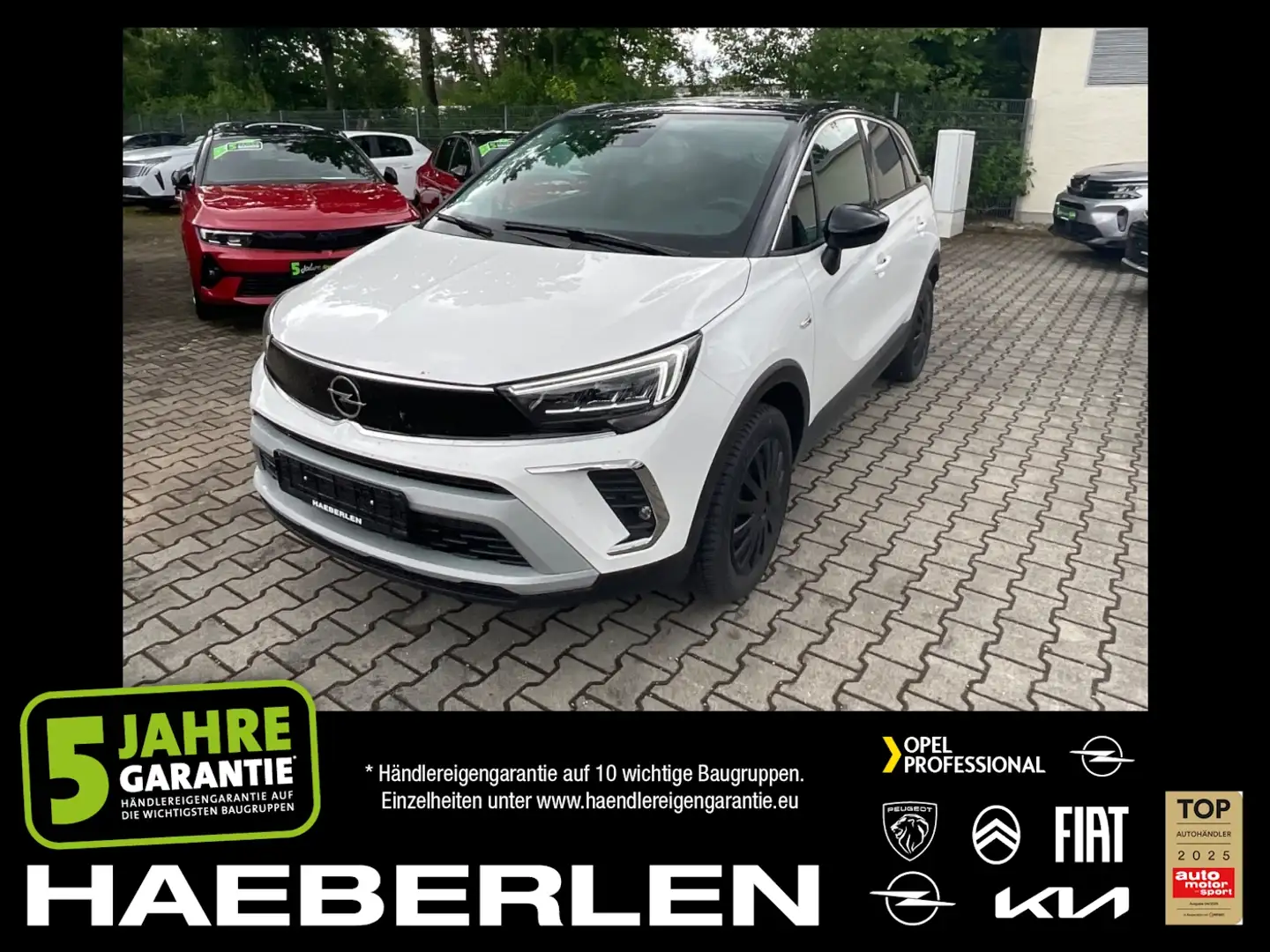 Opel Crossland 1.2 Turbo Elegance *Navi+Sitzheizung* Bílá - 1