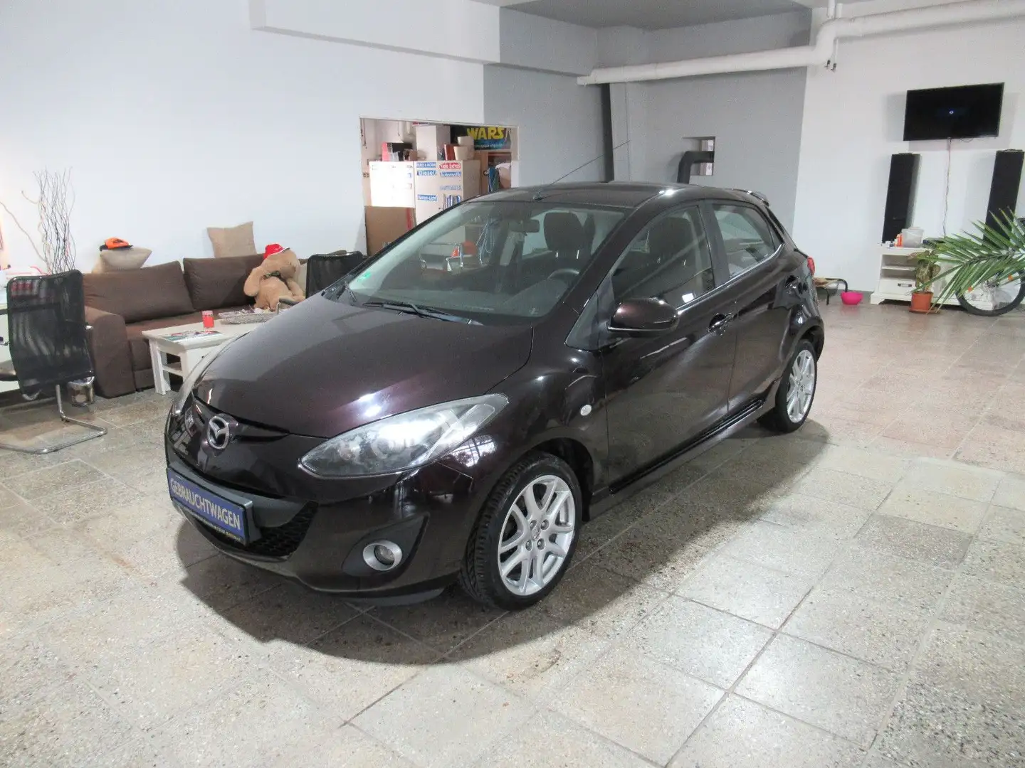 Mazda 2 1.5 MZR Sports-Line KLIMATRONIK, SH Noir - 1