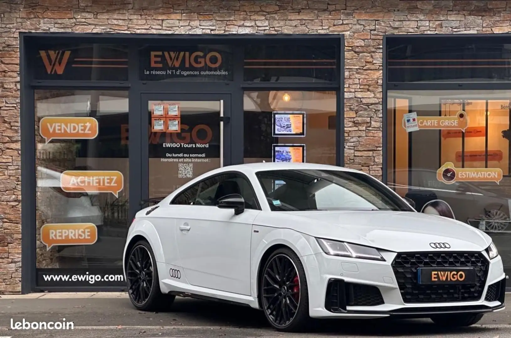 Audi TT COUPE 45 TFSI 245ch COMPETITION PLUS S-TRONIC BVA  Blanc - 1