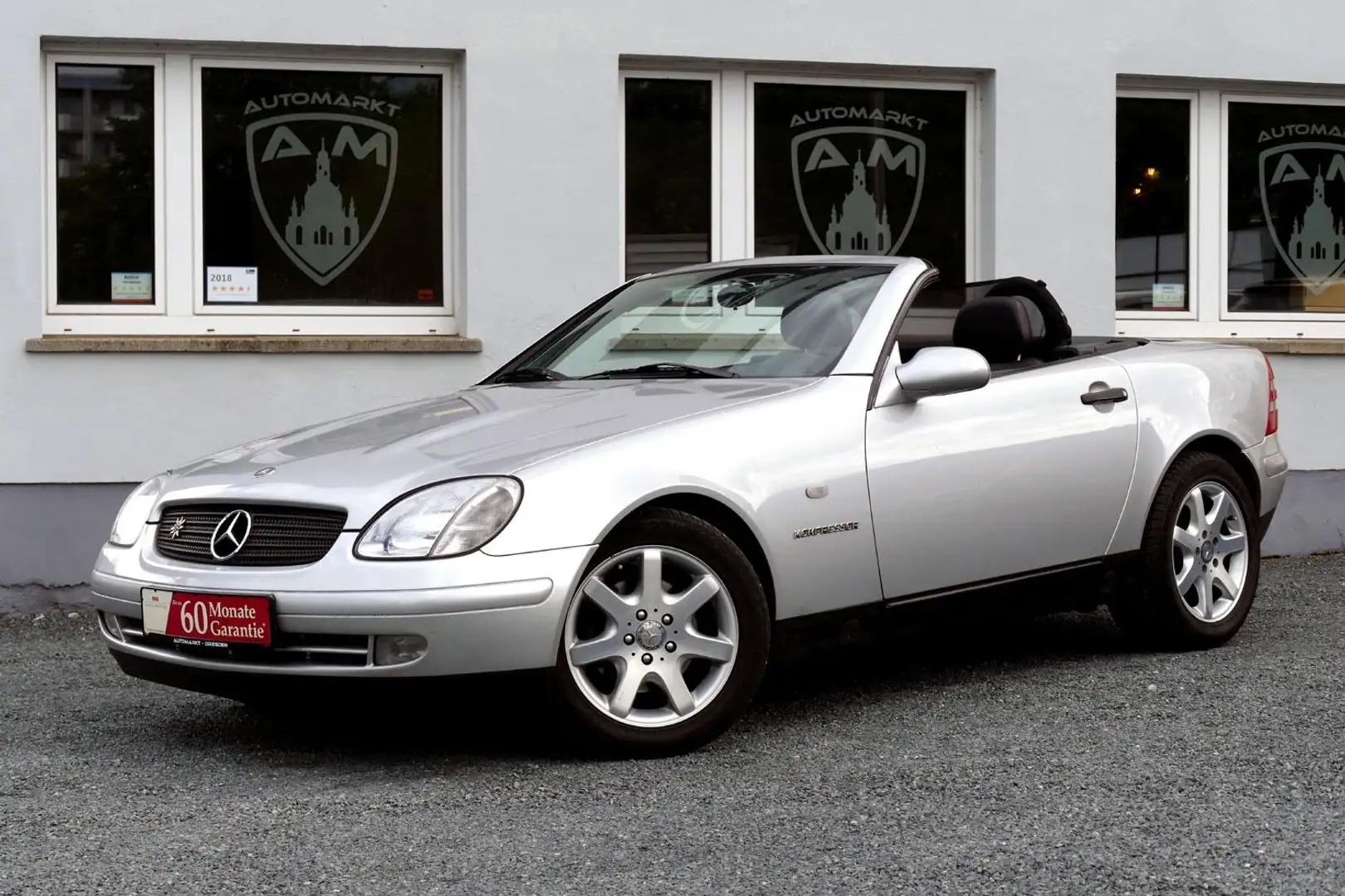 Mercedes-Benz SLK 230 2.3 Kompressor Leder*1.Hand*82TKM! Silber - 1