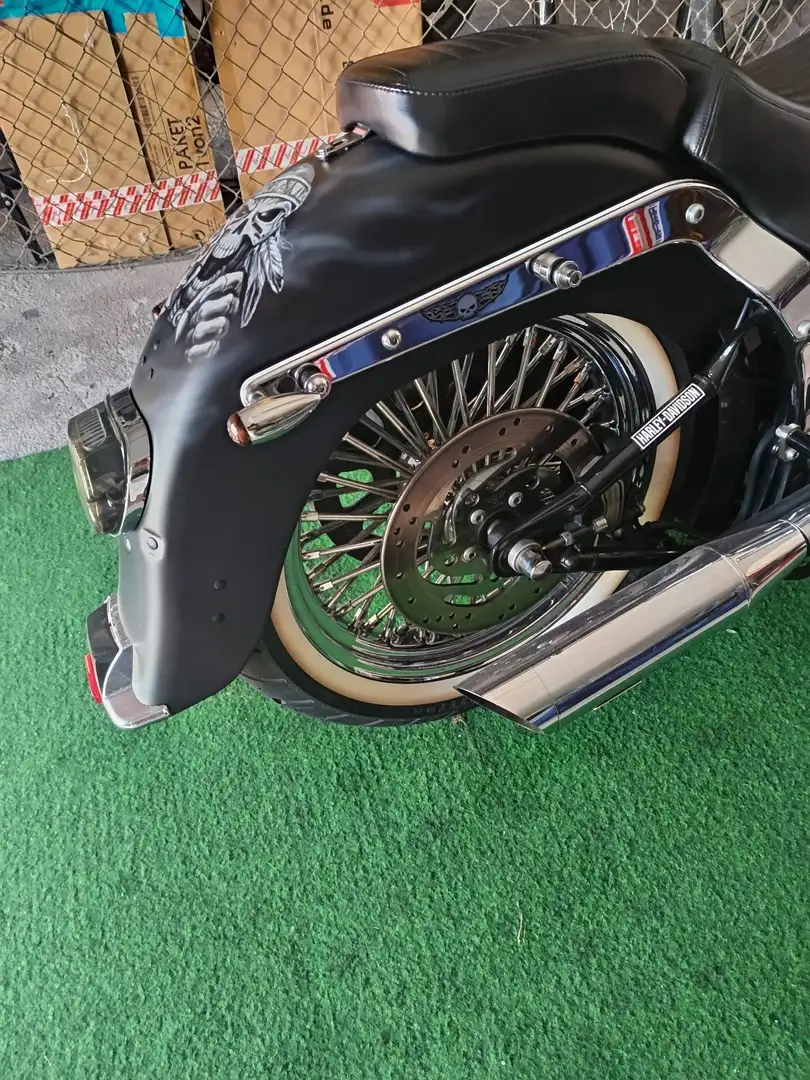 Harley-Davidson Heritage Softail Zwart - 1