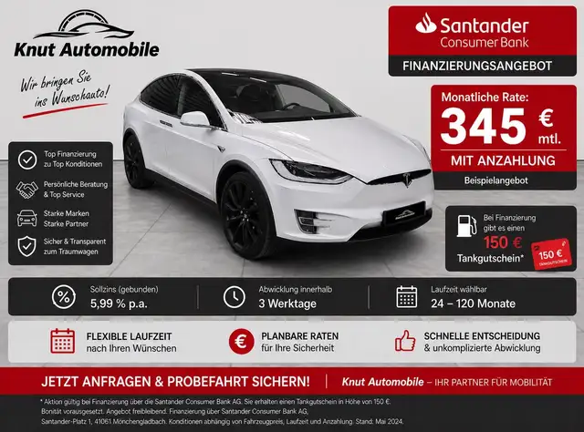 Tesla Model X 75D*2.Hd*Autopilot*Leder*6 Sitze*CCS*