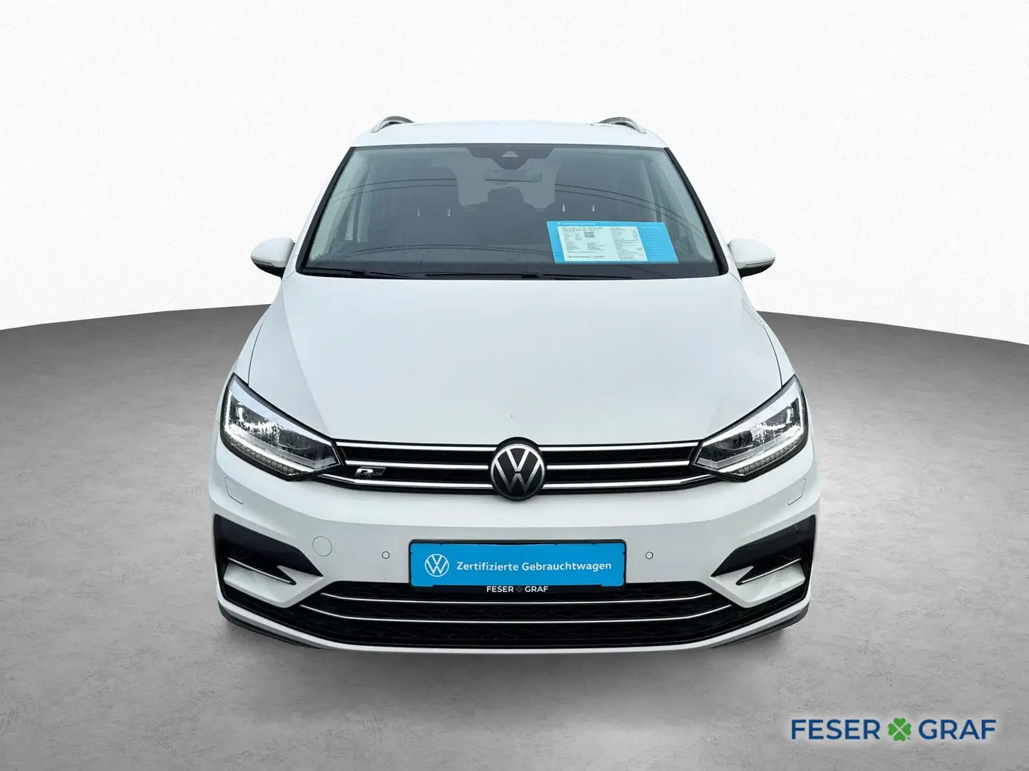 Volkswagen Touran 1.5 TSI DSG R-LINE LED KAM APP ACC NAVI Weiß - 2