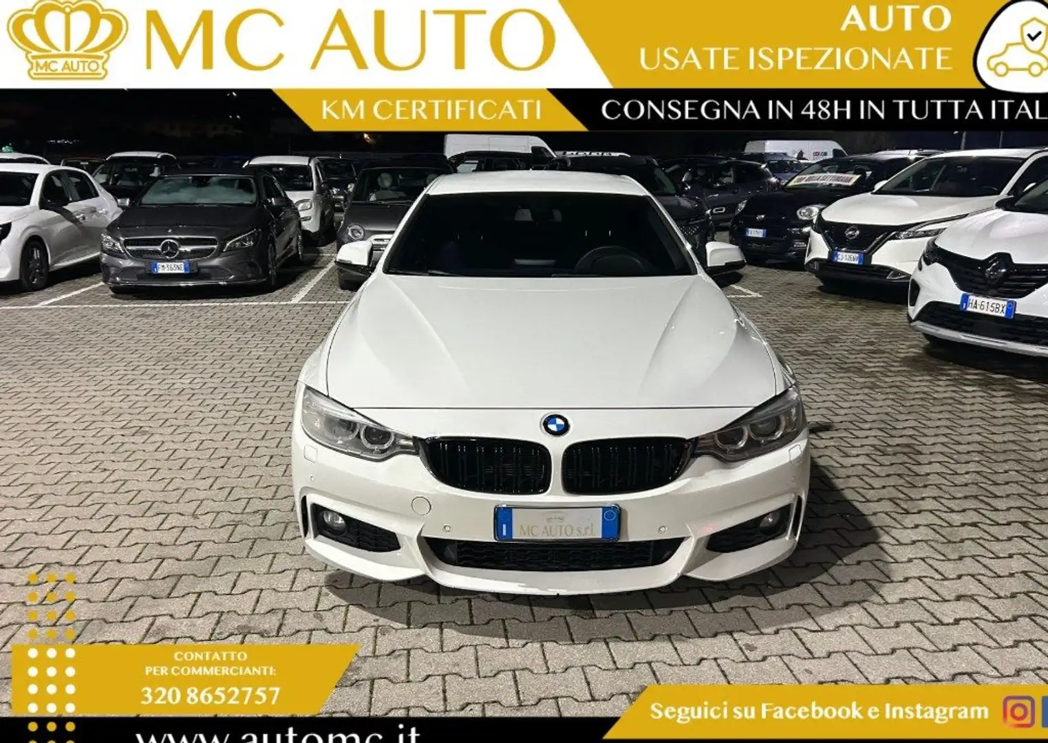 BMW 420 d Gran Coupé Msport Blanc - 2