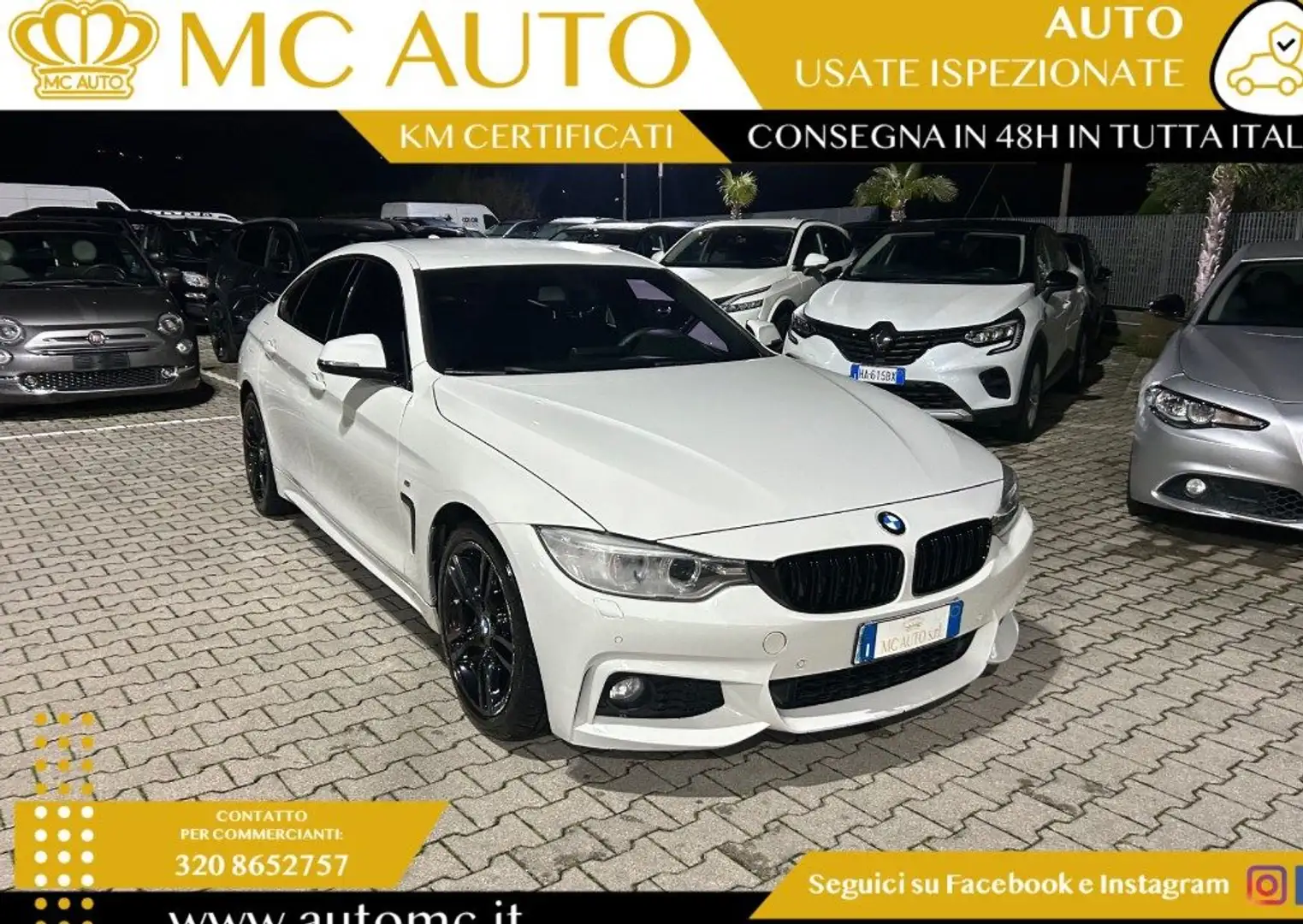 BMW 420 d Gran Coupé Msport Blanc - 1