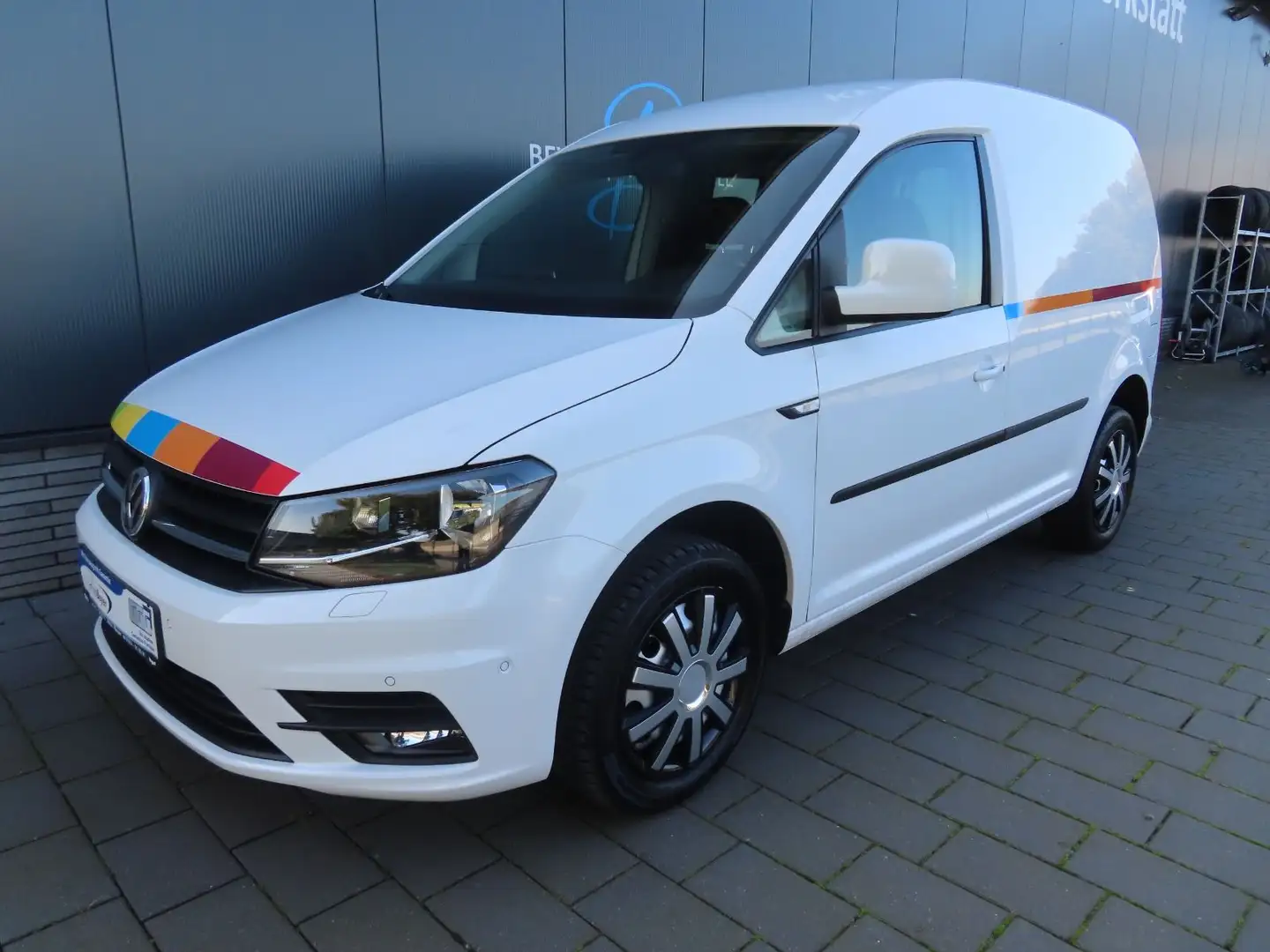 Volkswagen Caddy 1,4TGI Kasten CNG Erdgas Klima Tempo. AHK Weiß - 1