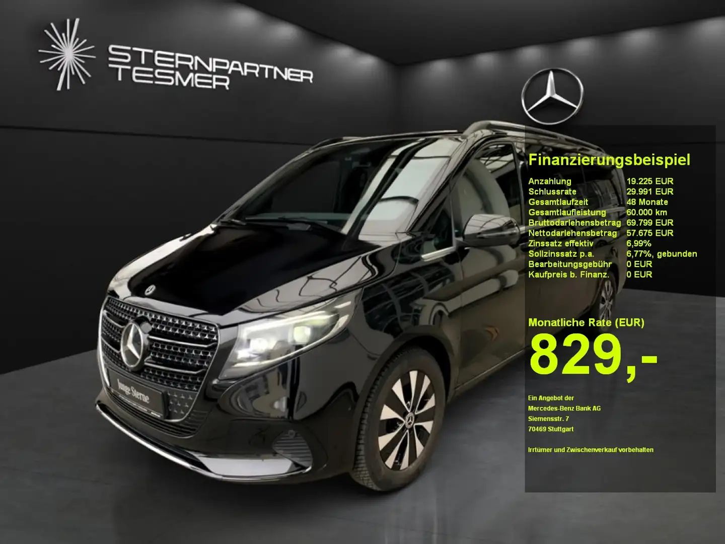 Mercedes-Benz V 300 d AVANTGARDE, EXTRALANG - STANDHEIZ., 8 S. Schwarz - 1