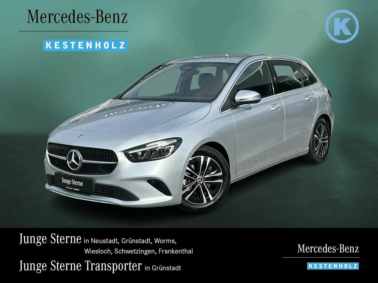 Mercedes-Benz B 200 B 200 PROGRESSIVE+KAMERA+EASYPACK+LED+SHZ+PDC Navi Silber - 1