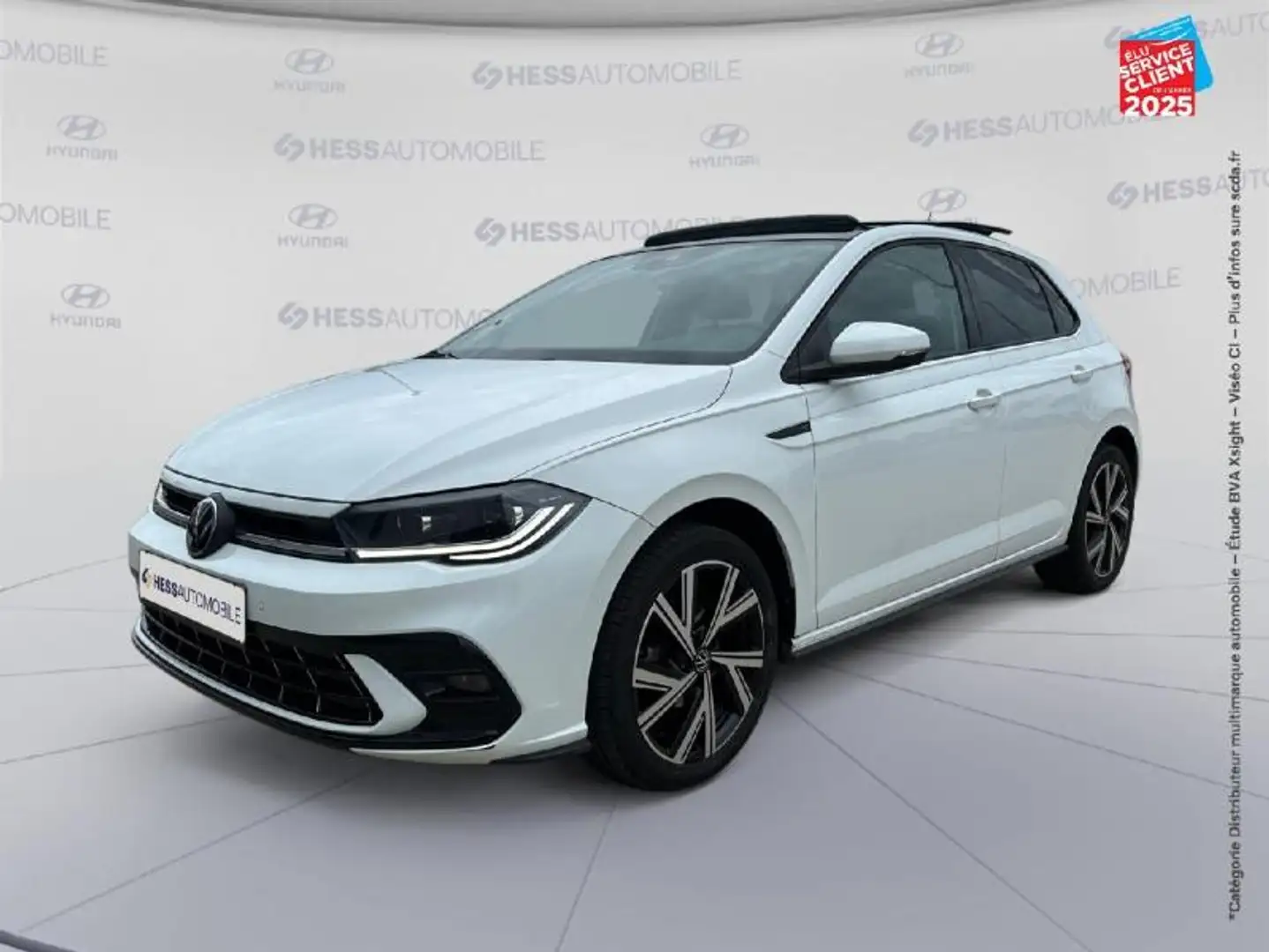 Volkswagen Polo 1.0 TSI 95ch R-Line DSG7 Blanc - 1
