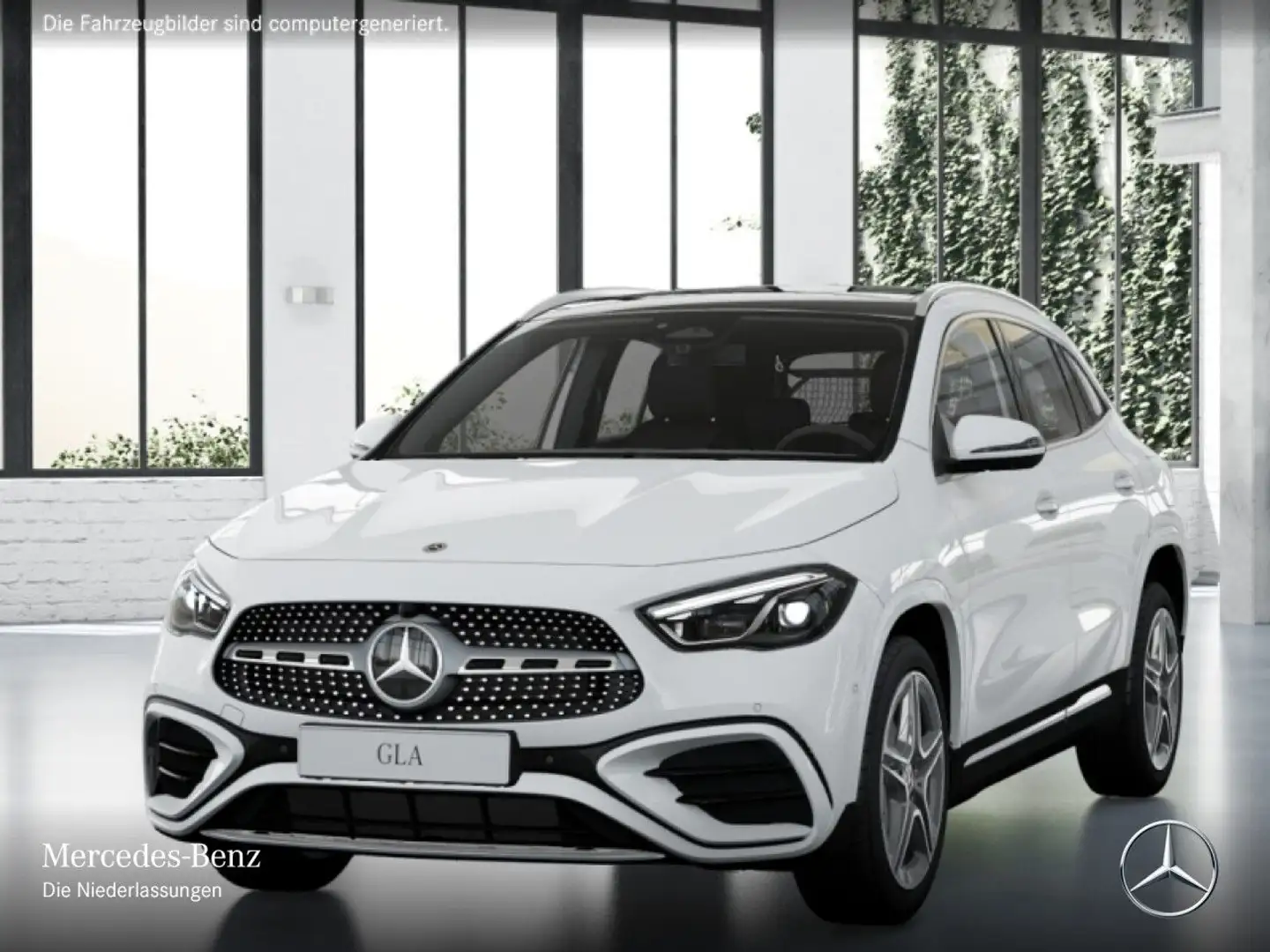 Mercedes-Benz GLA 180 AMG+PANO+360°+AHK+MULTIBEAM+TOTW+KEYLESS Weiß - 2