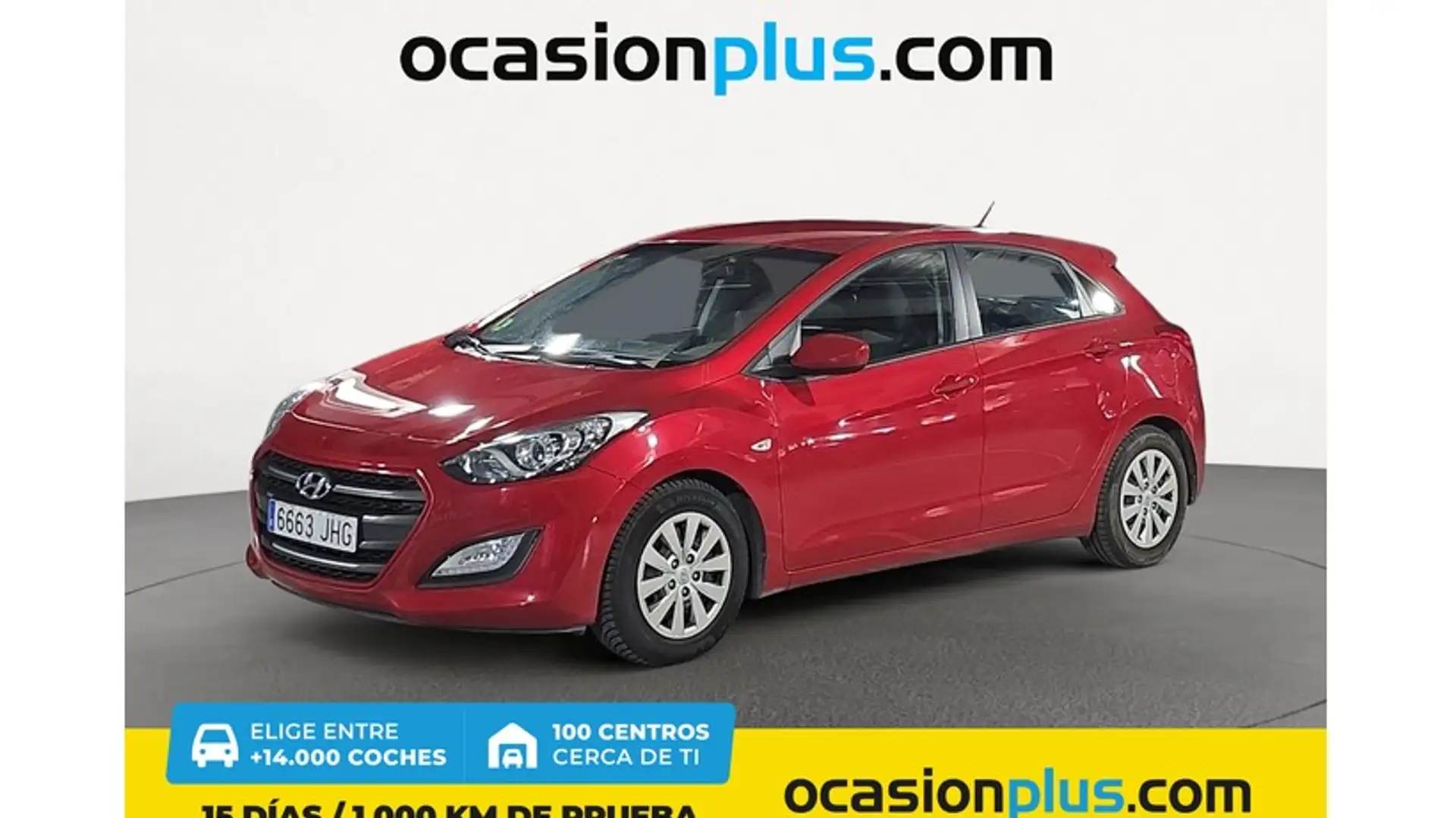 Hyundai i30 1.6CRDi BD Klass 110 Rojo - 1