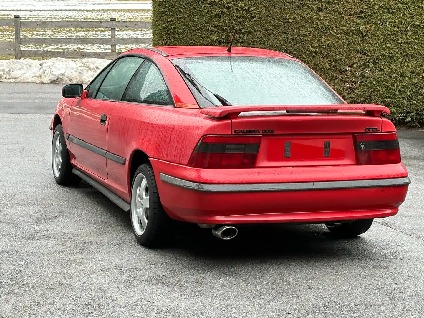 Opel Calibra 2,0i (Originalzustand) Rosso - 2