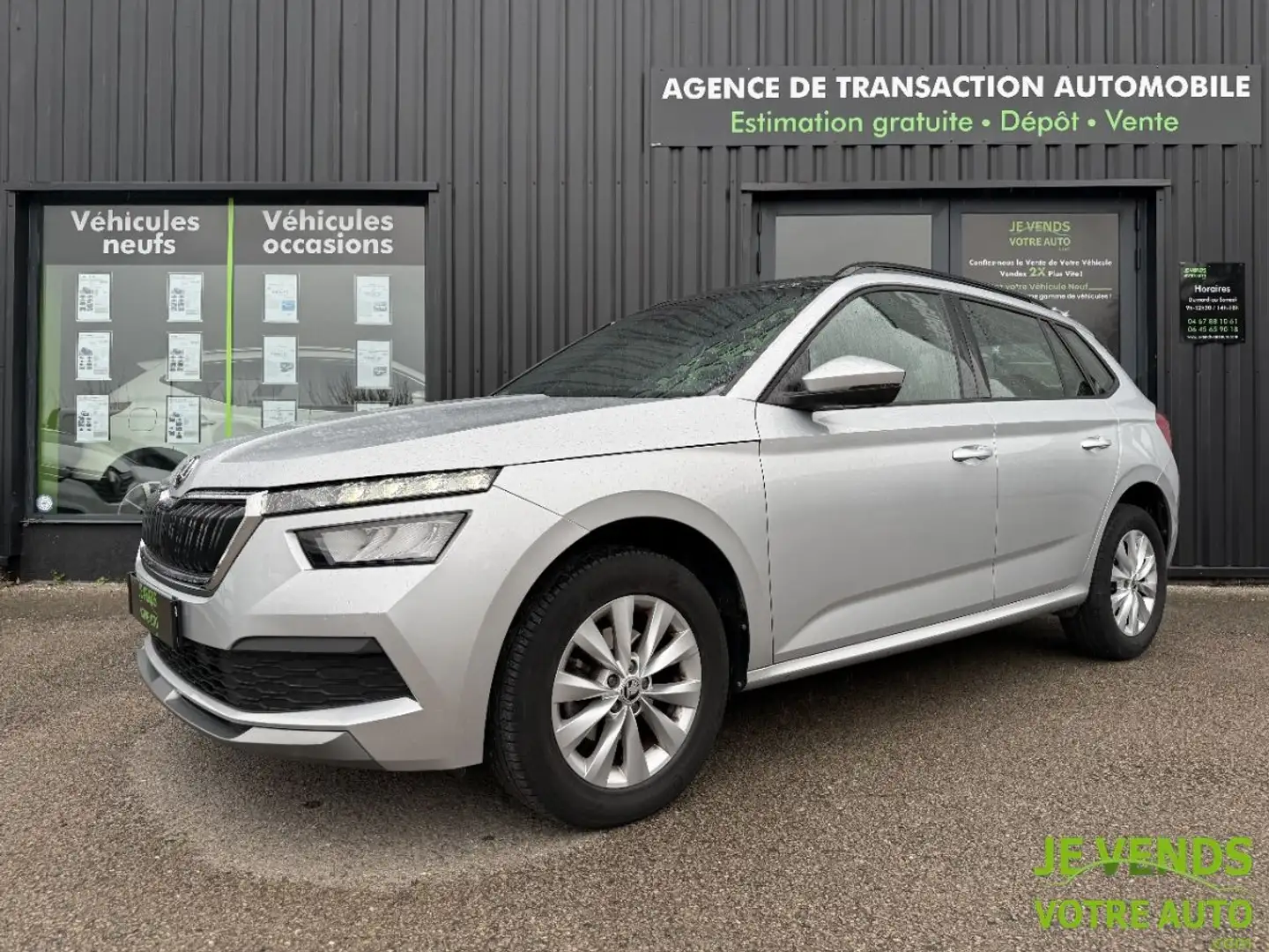 Skoda Kamiq 1.0 TSI Evo 110ch Ambition TOIT PANORAMIQUE CAMERA DE RECUL Gris - 1
