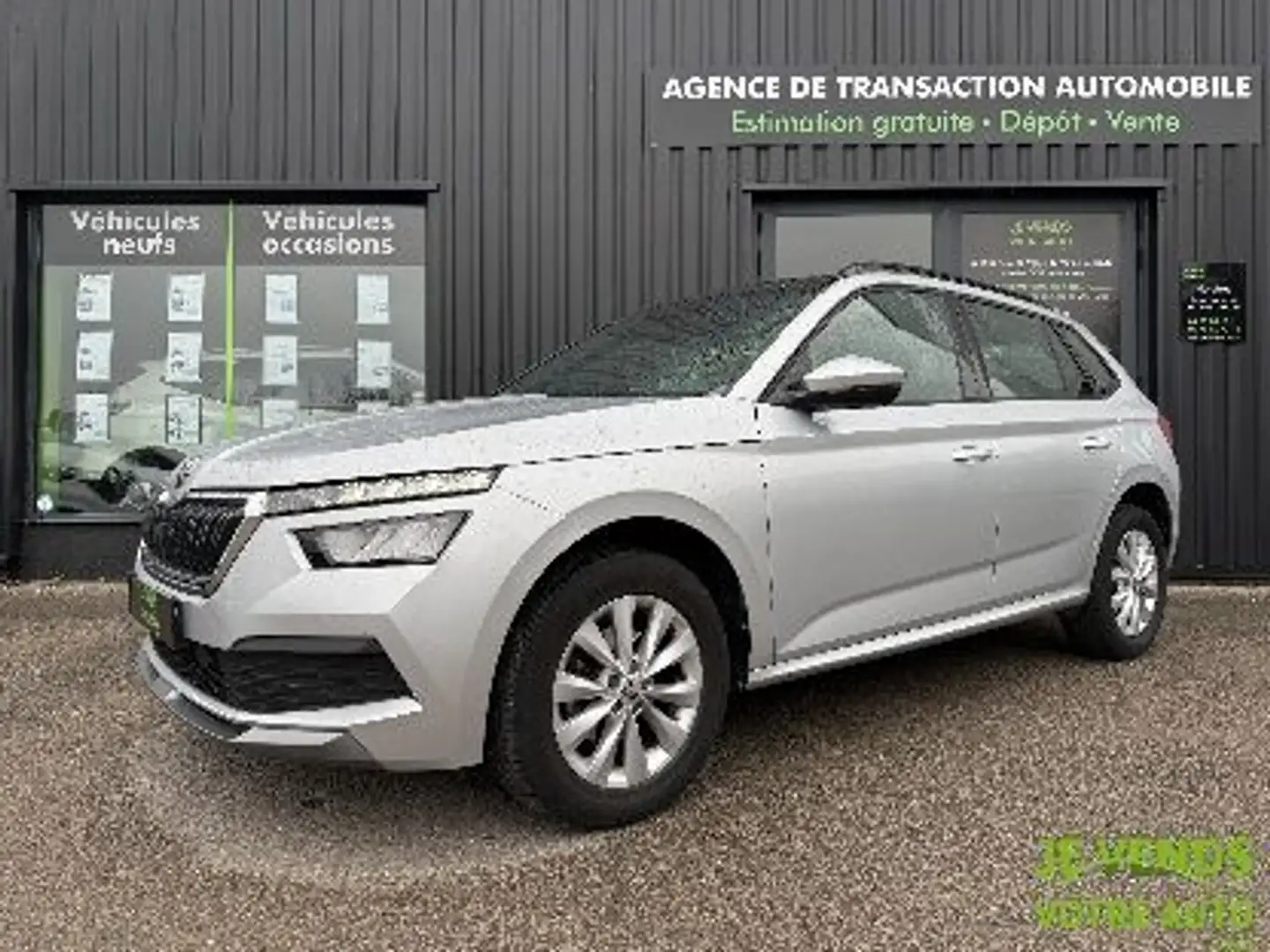 Skoda Kamiq 1.0 TSI Evo 110ch Ambition TOIT PANORAMIQUE CAMERA DE RECUL Gris - 2