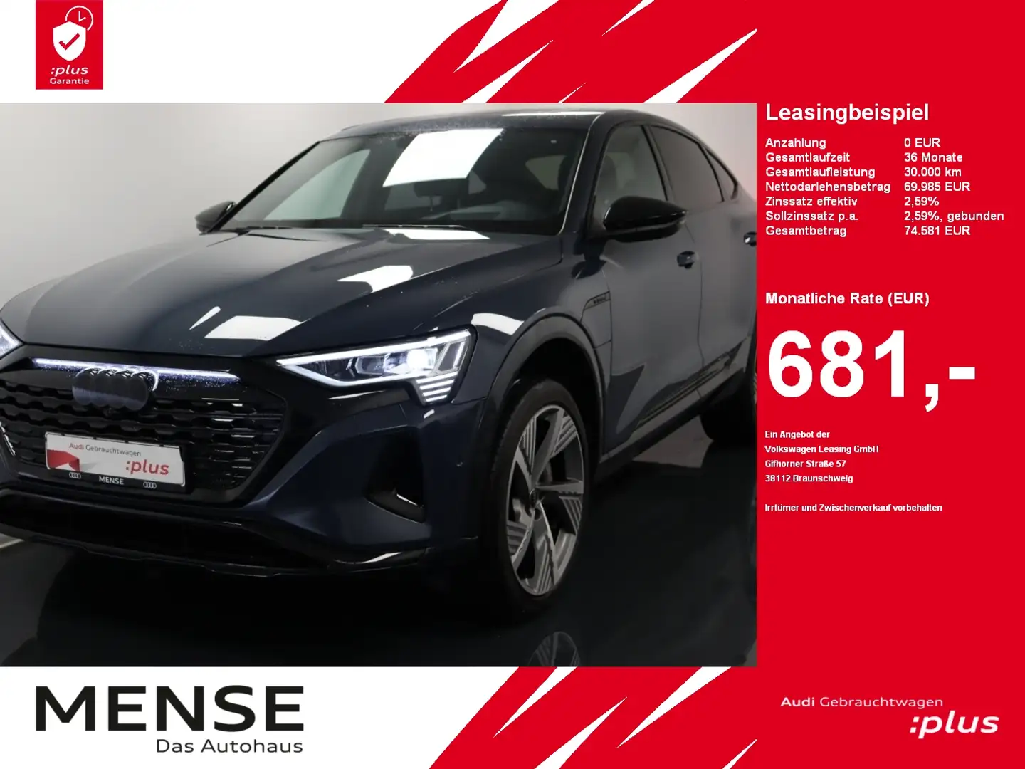 Audi Q8 e-tron Sportback  55 quattro advanced |Luft Azul - 1