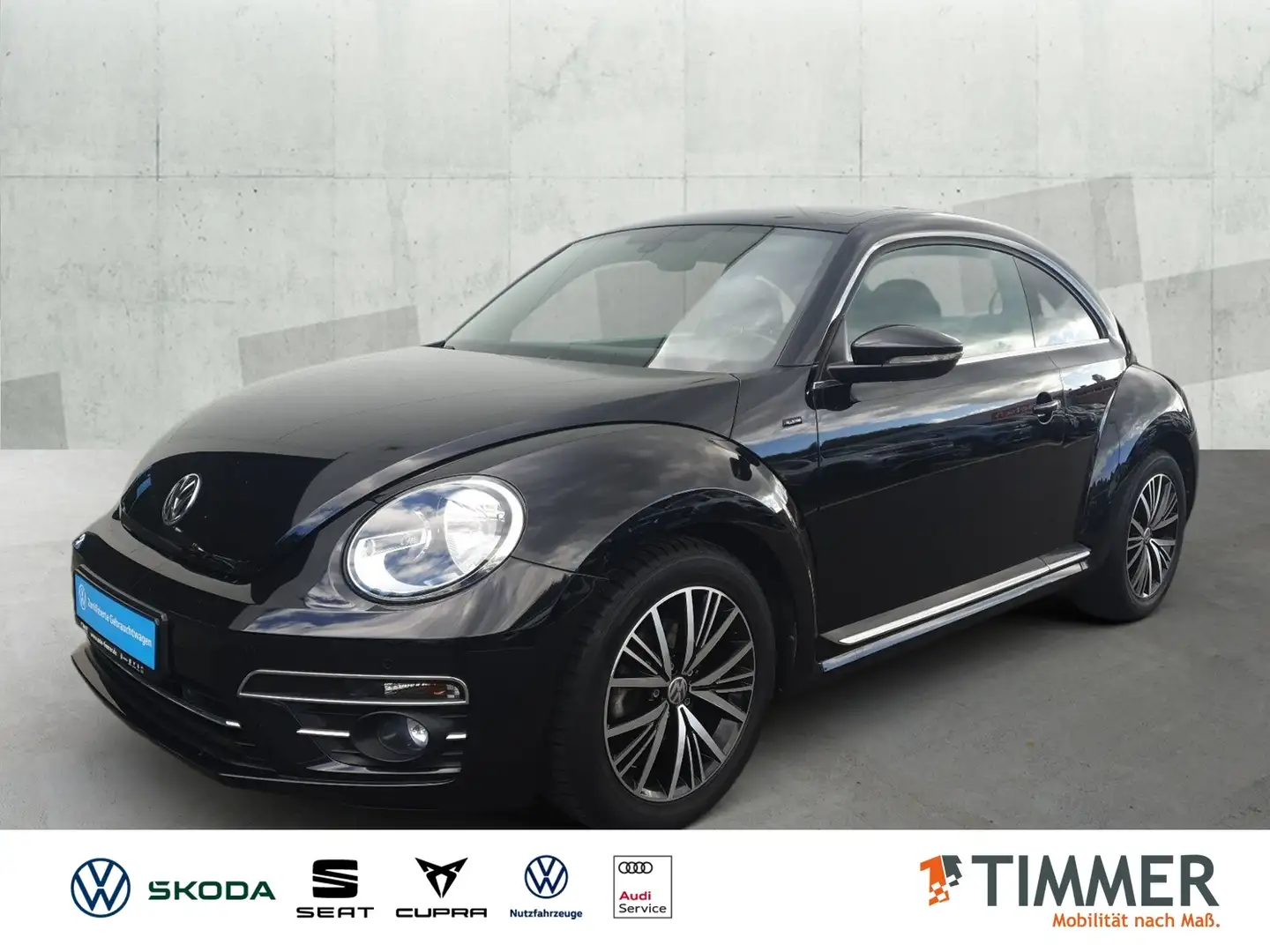 Volkswagen Beetle 1.2 TSI Allstar *RFK*GJR*PANORAMA-DACH*NAVI* Schwarz - 1