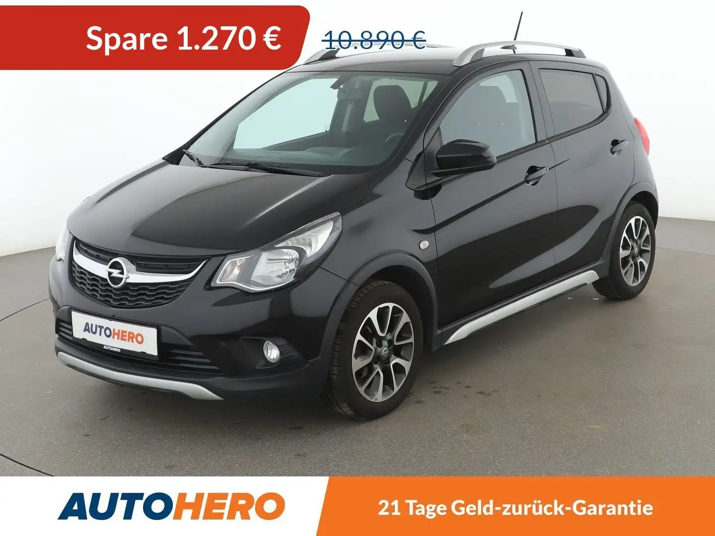 Opel Karl 1.0 Rocks Start/Stop*NAVI*TEMPO*KLIMA*GARANTIE* Black - 1
