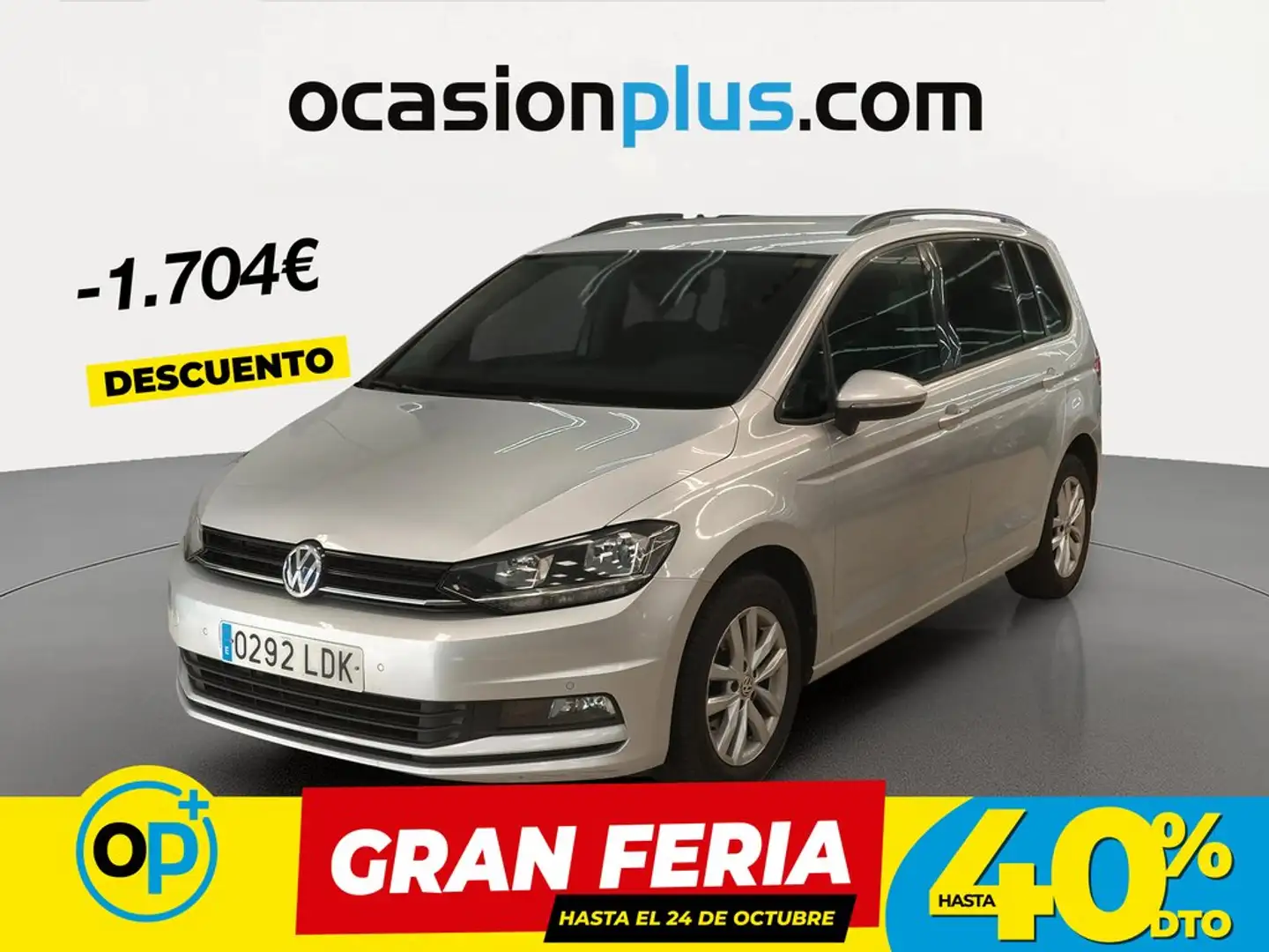 Volkswagen Touran 1.0 TSI Business 85kW Gris - 1