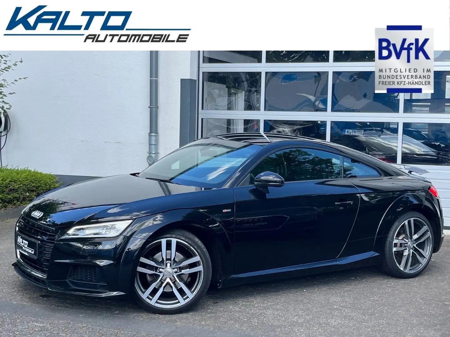 Audi TT Coupe 2.0 TFSI Quattro S-Line Leder,Raute,19" Zwart - 2