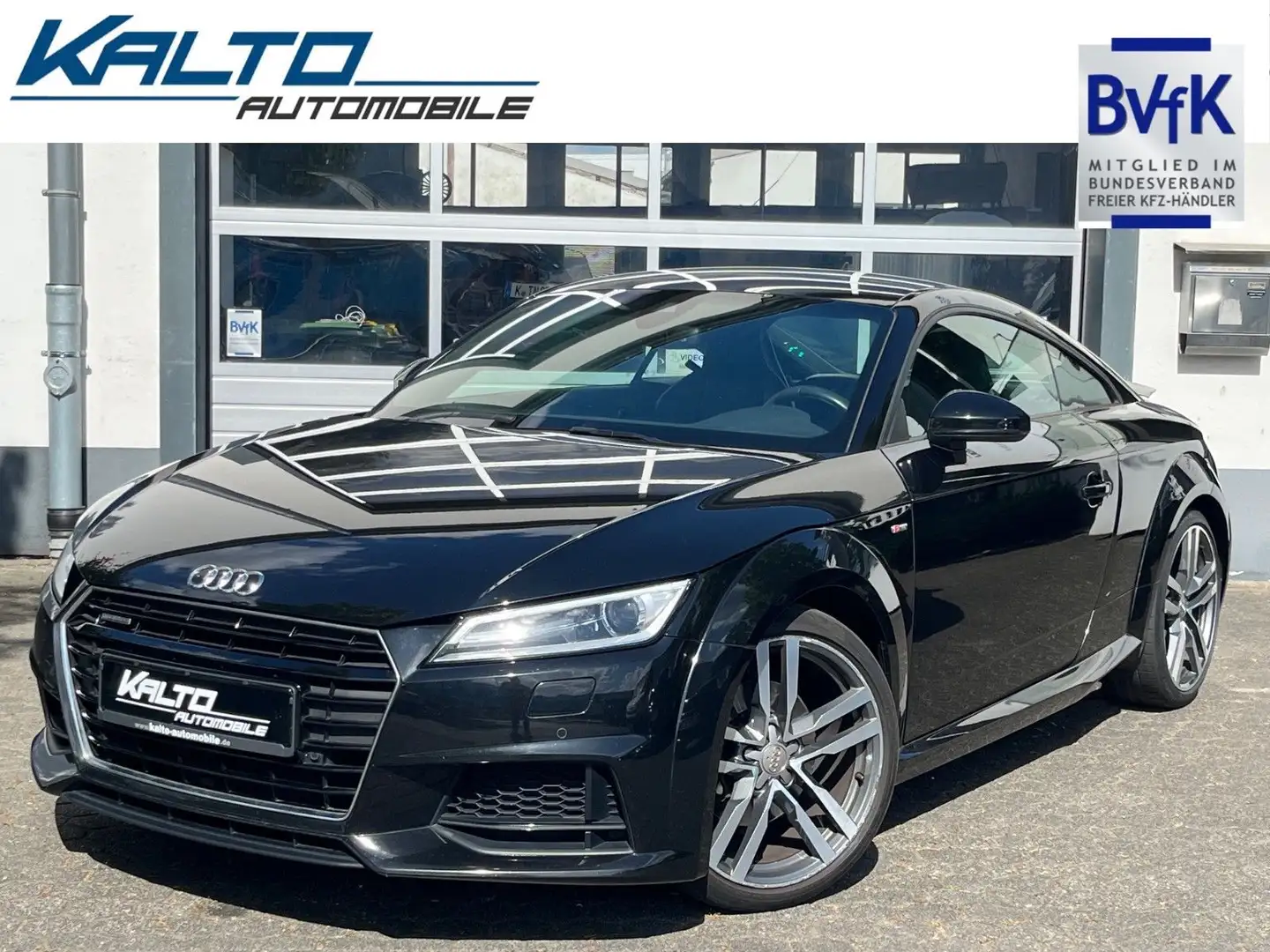 Audi TT Coupe 2.0 TFSI Quattro S-Line Leder,Raute,19" Zwart - 1
