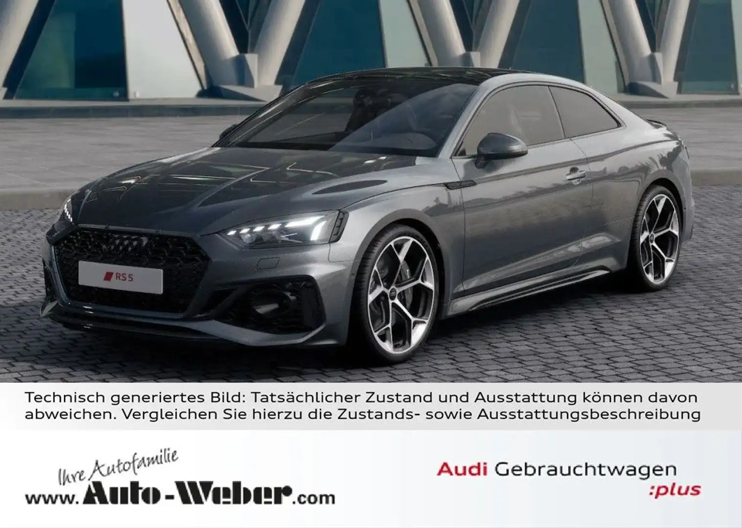 Audi RS5 Coupe TFSI qu competition plus KERAMIK 290km Grau - 1