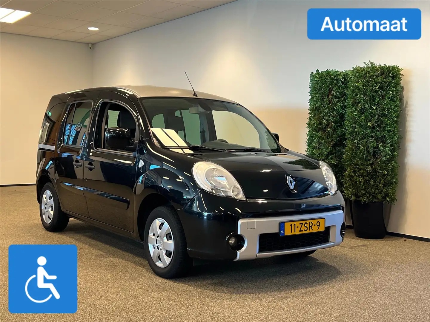 Renault Kangoo Rolstoelauto Automaat (airco) Zwart - 1