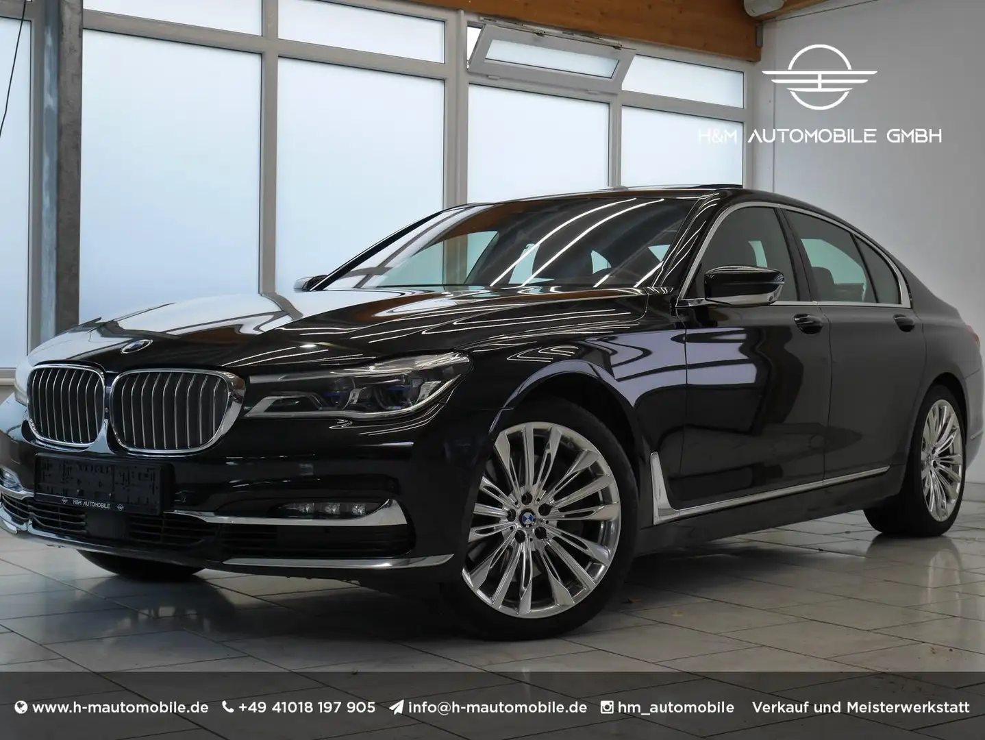 BMW 750 xd Exclusiv~Massage/Leder Exclusiv/Alcantara Schwarz - 1