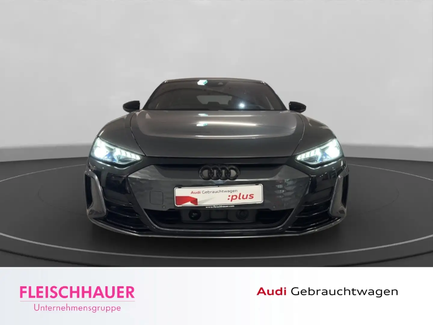 Audi e-tron qu. Laser+HUD+21''+360°+Pano+Allradl.+Navi Grau - 2