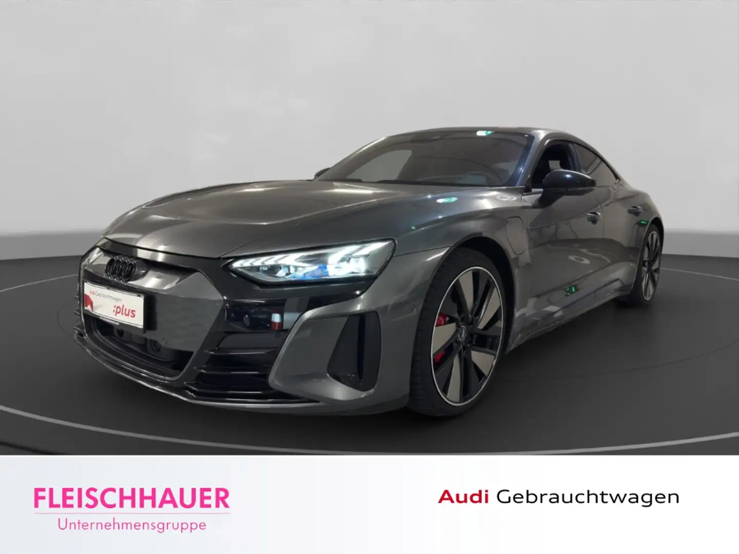 Audi e-tron qu. Laser+HUD+21''+360°+Pano+Allradl.+Navi Grau - 1