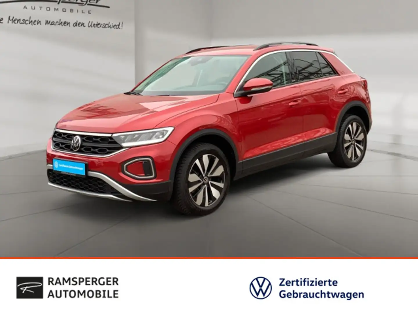 Volkswagen T-Roc 1.0 TSI MOVE LED Navi SHZ PDC Rot - 1