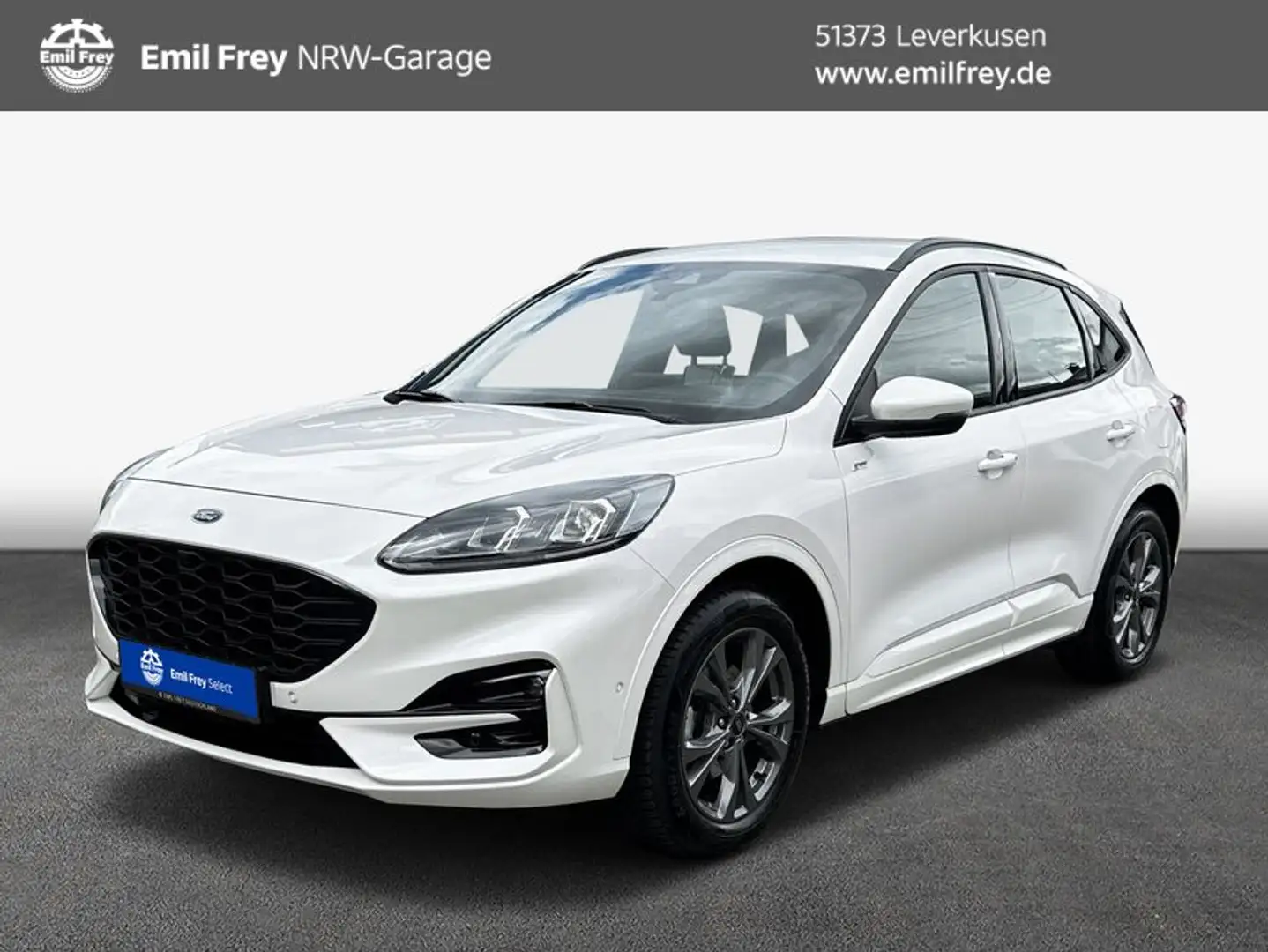 Ford Kuga 1.5 EcoBoost ST-LINE AHK NAVI LED SHZ PDC Weiß - 1