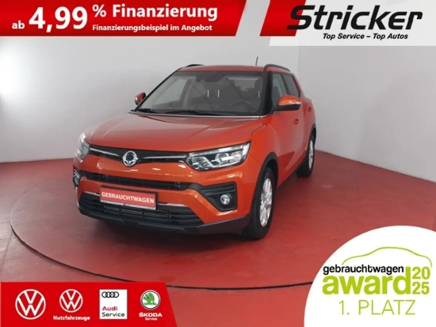 SsangYong Tivoli Ssangyong Tivoli Onyx 1.5 T-GDI 166,-ohne Anzahlu Orange - 1