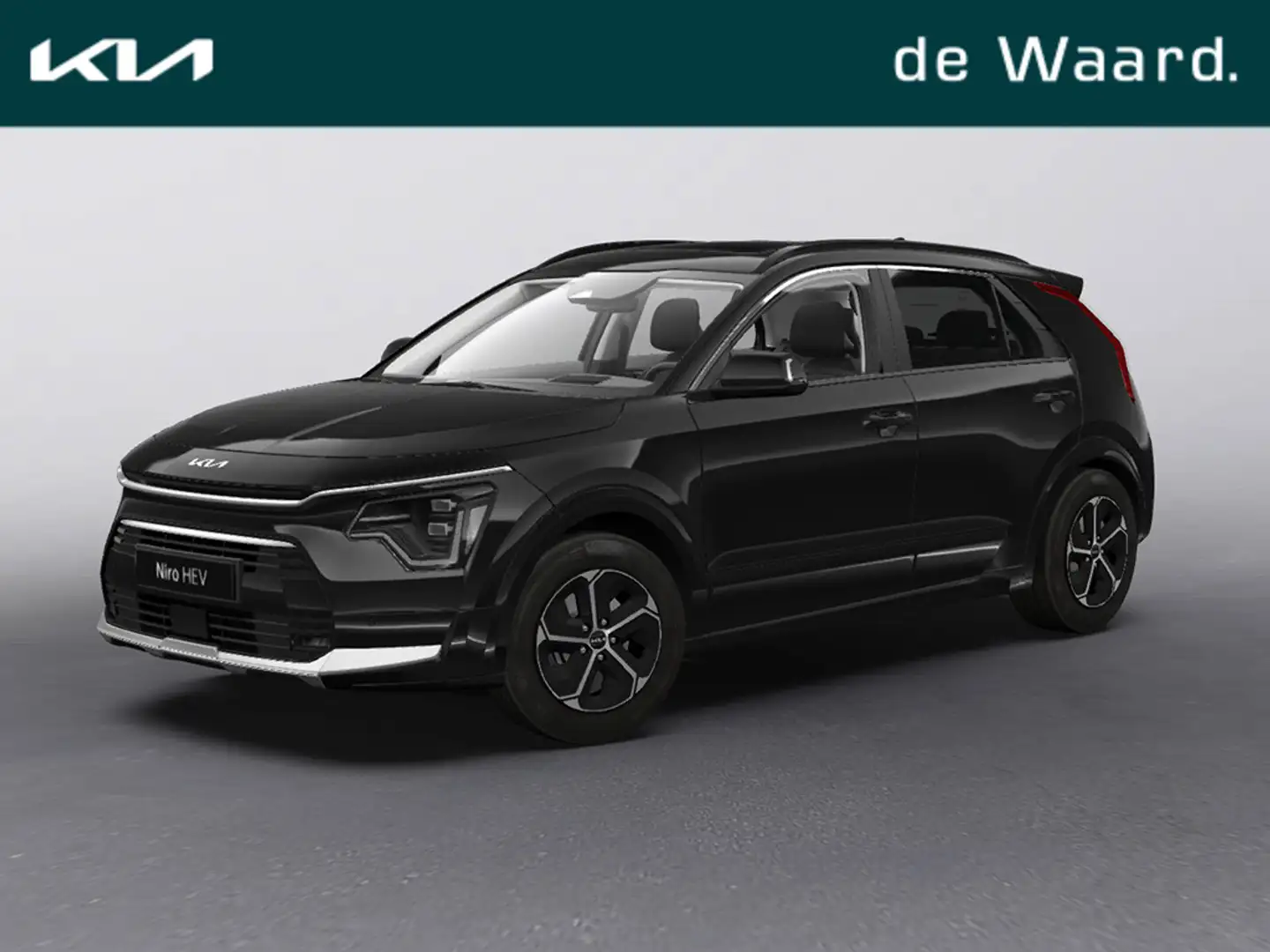 Kia Niro 1.6 GDi Hybrid DynamicPlusLine | €3.000,- inruilvo Zwart - 1