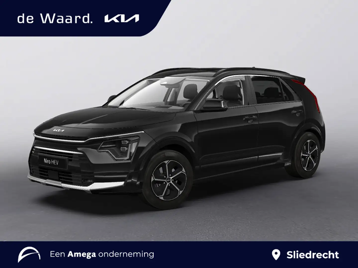 Kia Niro 1.6 GDi Hybrid DynamicPlusLine | €3.000,- inruilvo Zwart - 1