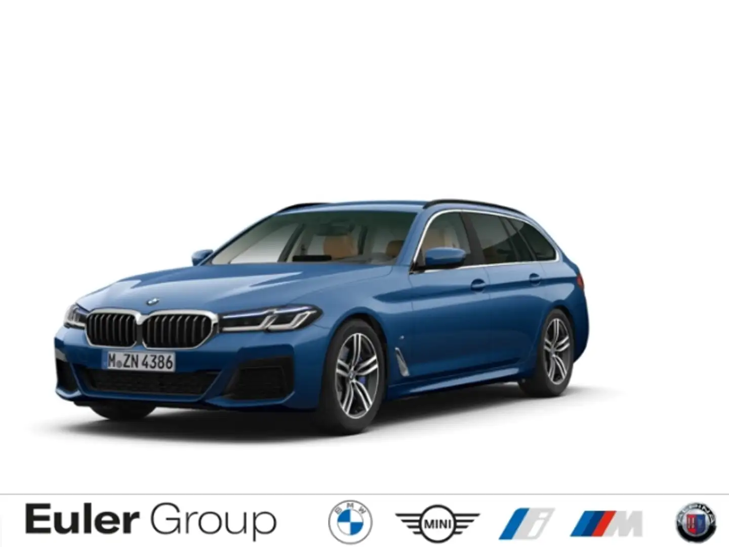 BMW 530 d M-Sport DAB HUD Luftfederung Navi Leder Digitale Blau - 1