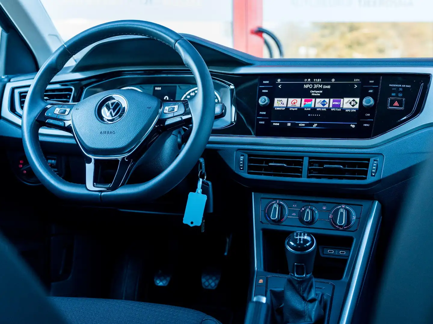 Volkswagen Polo 1.0 TSI R-Line Edition | Origineel NL | 2e Eigenaa Zwart - 2